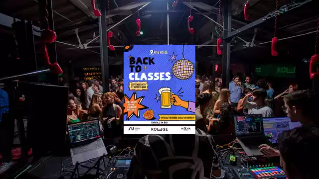 back to classes party