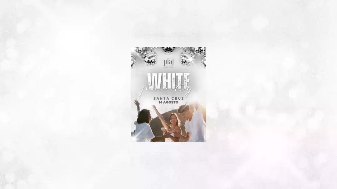 CONVITE : WHITE PARTY